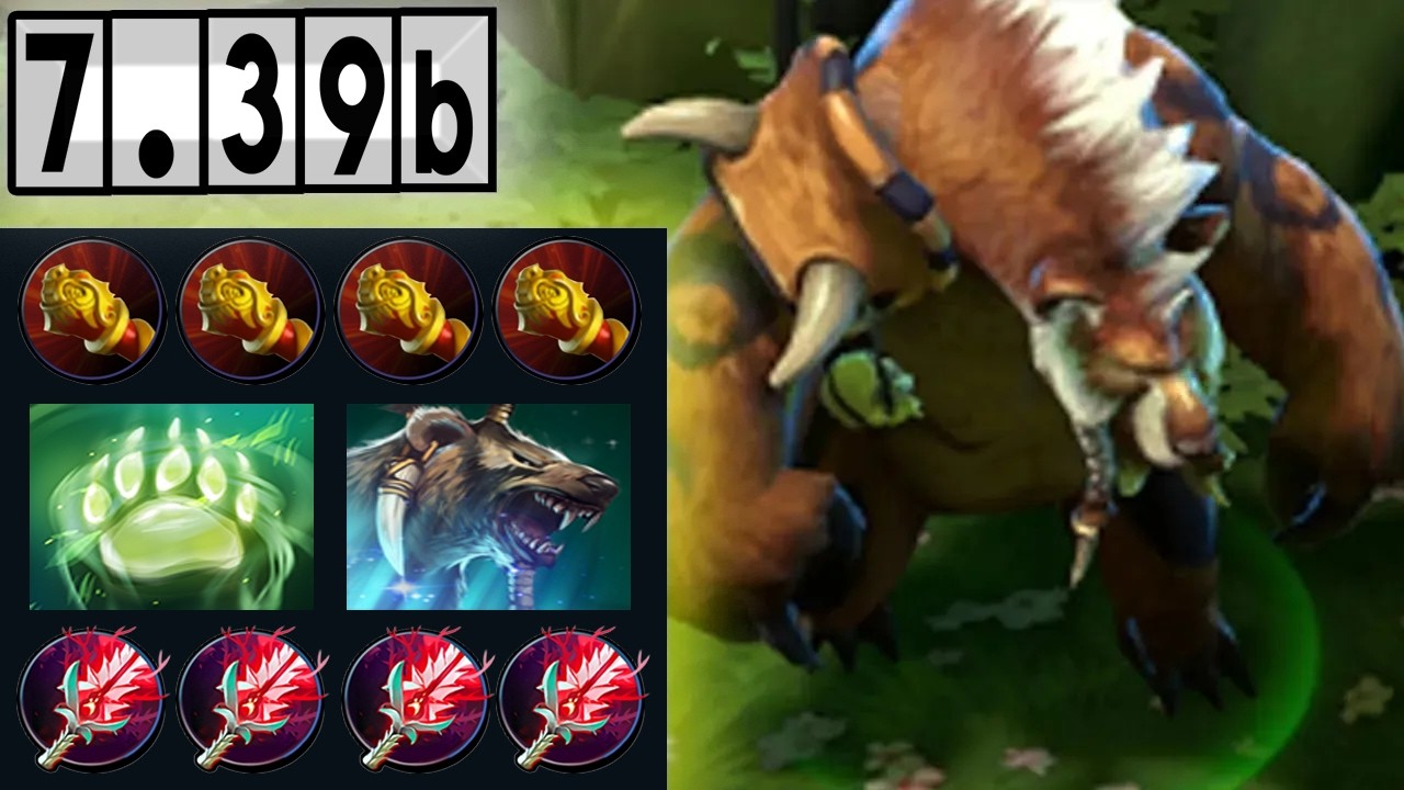 Lone Druid - Easy Game! [Full Match Gameplay Dota 2] 7.39b