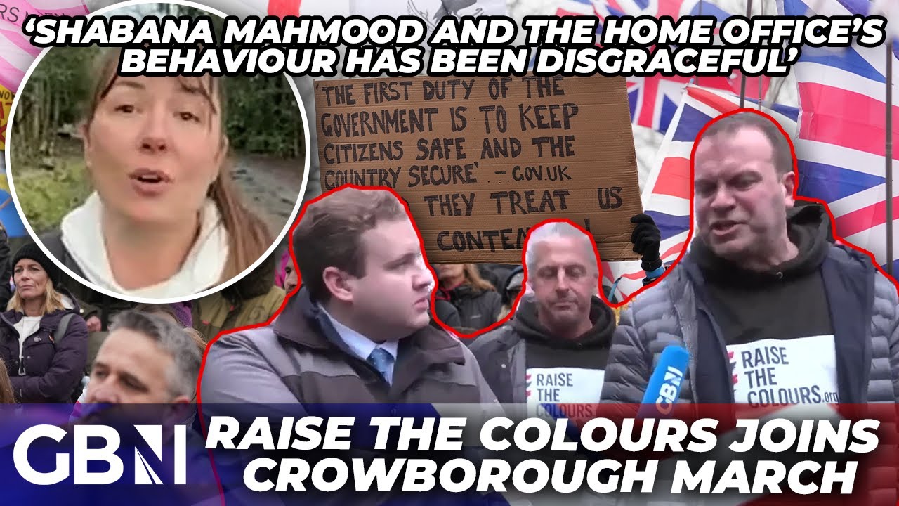 ‘Children are PETRIFIED’ | Raise the Colours JOINS Crowborough Protests over SAFETY CONCERNS