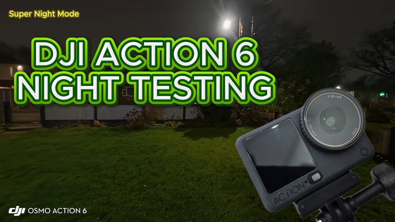 DJI Action 6 Night Test (RAW Footage!)