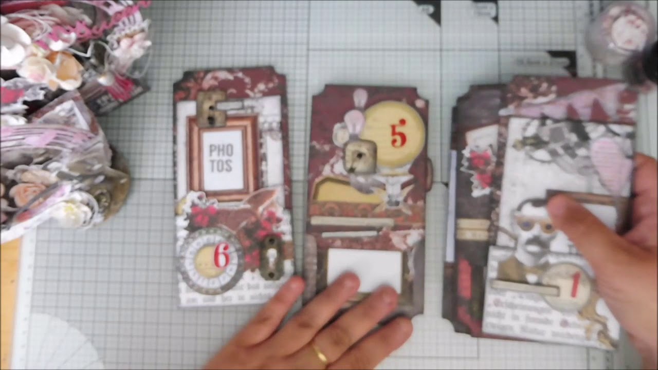 Présentation mini album fête foraine par scrapdeval