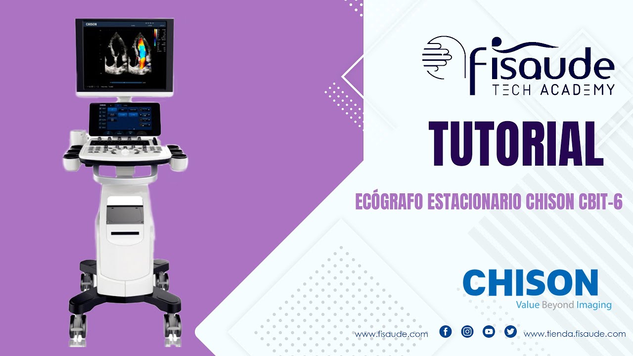 Tutorial ecógrafo estacionario Chison Cbit-6