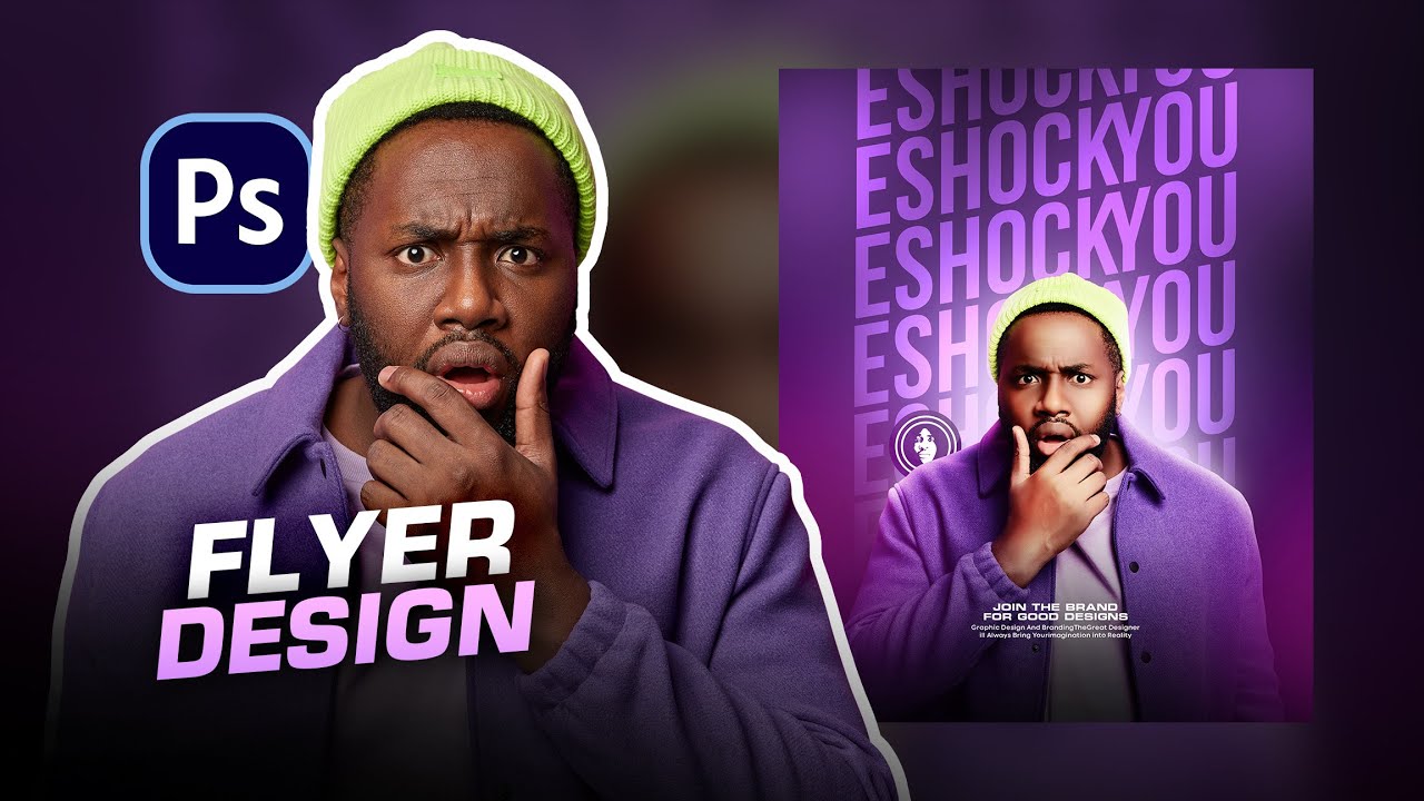 How to create a simple and quick design on Adobe Photoshop