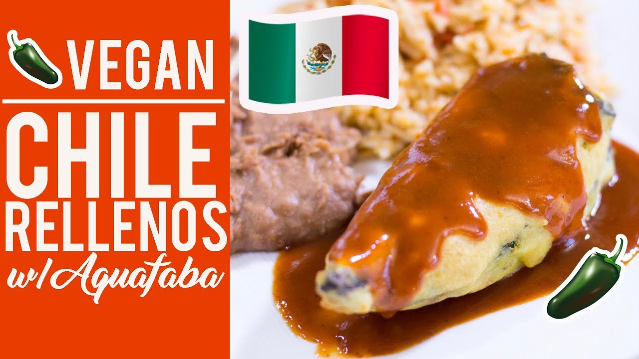 Vegan Chile Rellenos (using Aquafaba!!!)