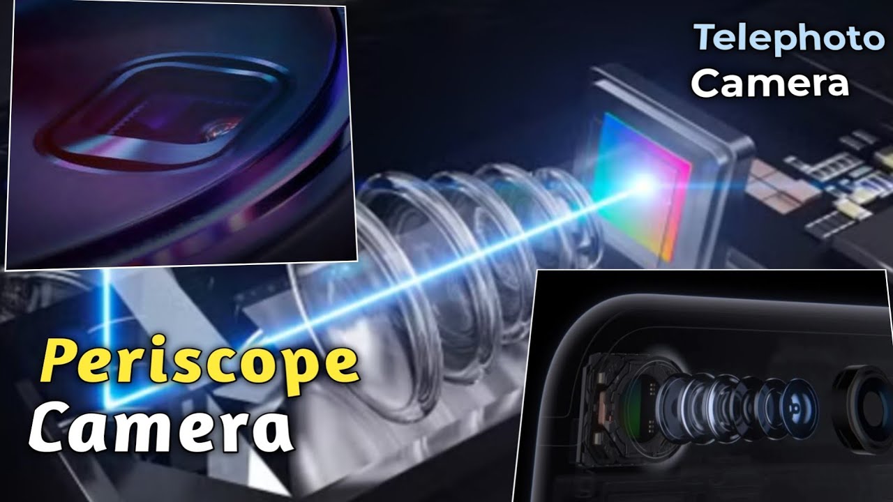 Mobile Phone Telephoto & Periscope Camera  ! Difference Between Telephoto & Periscope lens