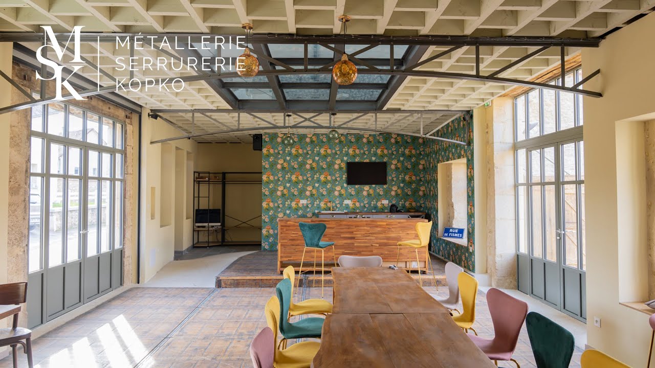 MSK | Avant / Après fabrication et pose de menuiseries acier XXL | Métallerie Serrurerie Kopko