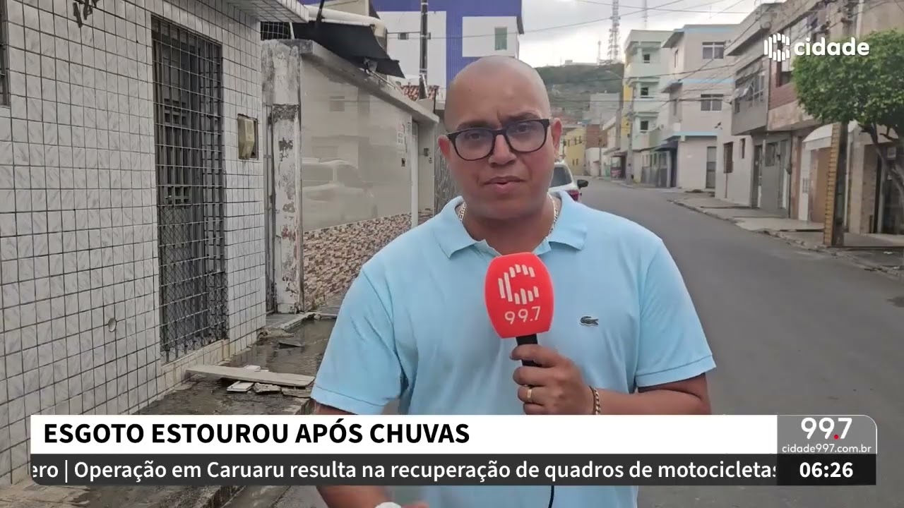 Manhã Cidade - 10.03.26 - Após chuvas, esgoto estoura e traz prejuízos a moradores no São Francisco