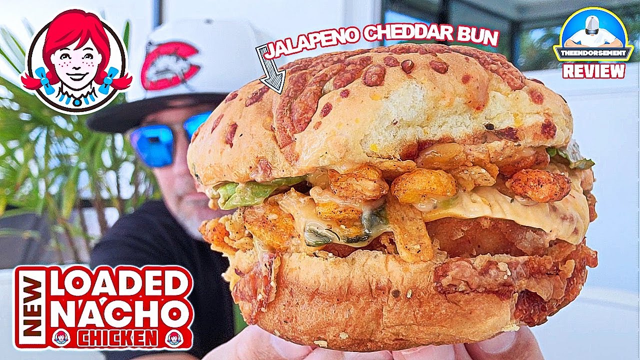 Wendy's® Loaded Nacho Chicken Sandwich Review! 👧🐔 | theendorsement