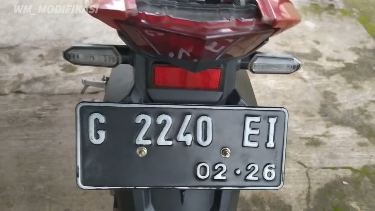 Pasang Sein dan Flasher LED CBR / CB Modifikasi Yamaha Vixion Keren Minimalis