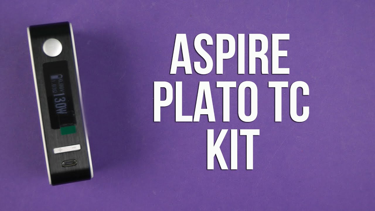 Распаковка Aspire Plato TC Kit Black