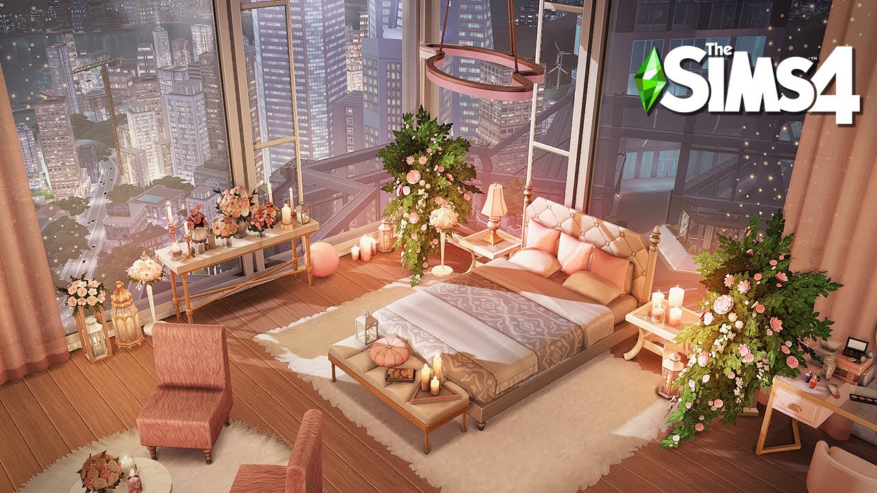 888 Spire Apartment | The Sims4 Stop Motion Build | NoCC |【シムズ４建築】