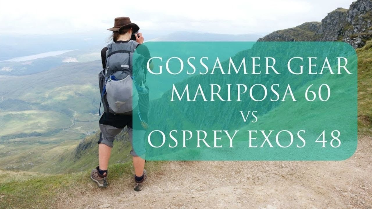 Gossamer Gear Mariposa 60 vs Osprey Exos 48