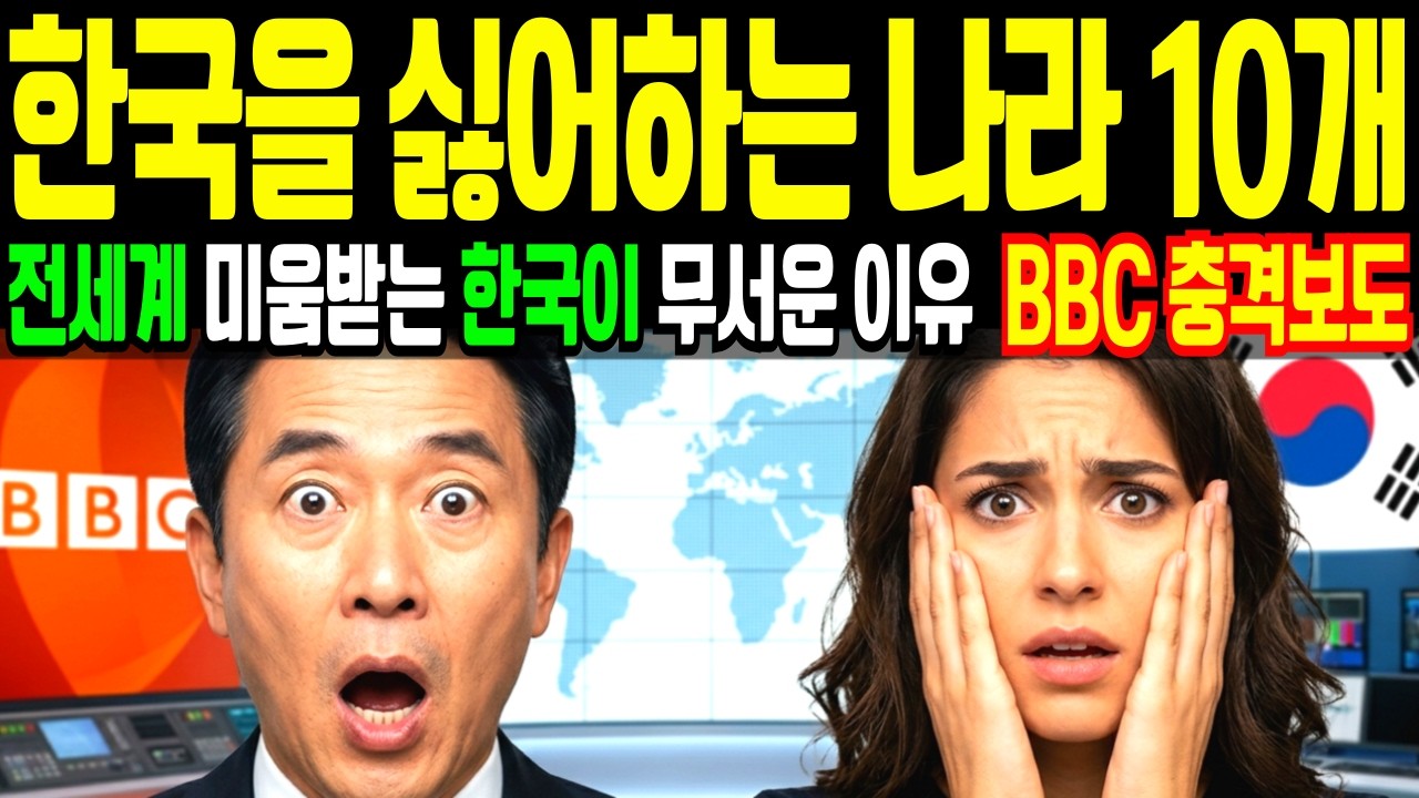 BBC 조사 결과, 한국을 싫어하는 나라 TOP 10 — 그런데 이유를 알고 보니 소름이 돋았습니다   #BBC조사 #한국싫어하는나라 #대한민국 #세계반응 #해외반응