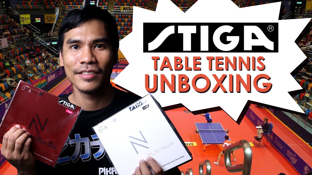 Unboxing: STIGA DNA Dragon Grip & DNA Platinum S