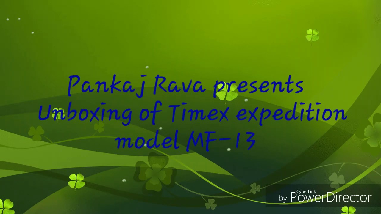 Unboxing of Timex expedition (model MF-13)
