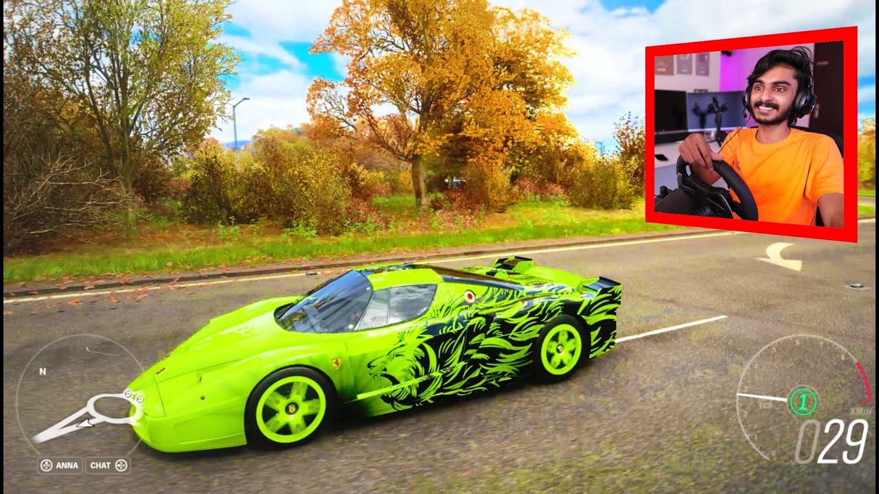 FORZA HORIZON DRIVE🤩USING STEERING WHEEL🤩CRAZY DUDE l