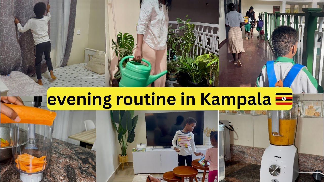 Evening routine as afamily of 4 living in Kampala Uganda 🇺🇬, finding enjoy in everyday life