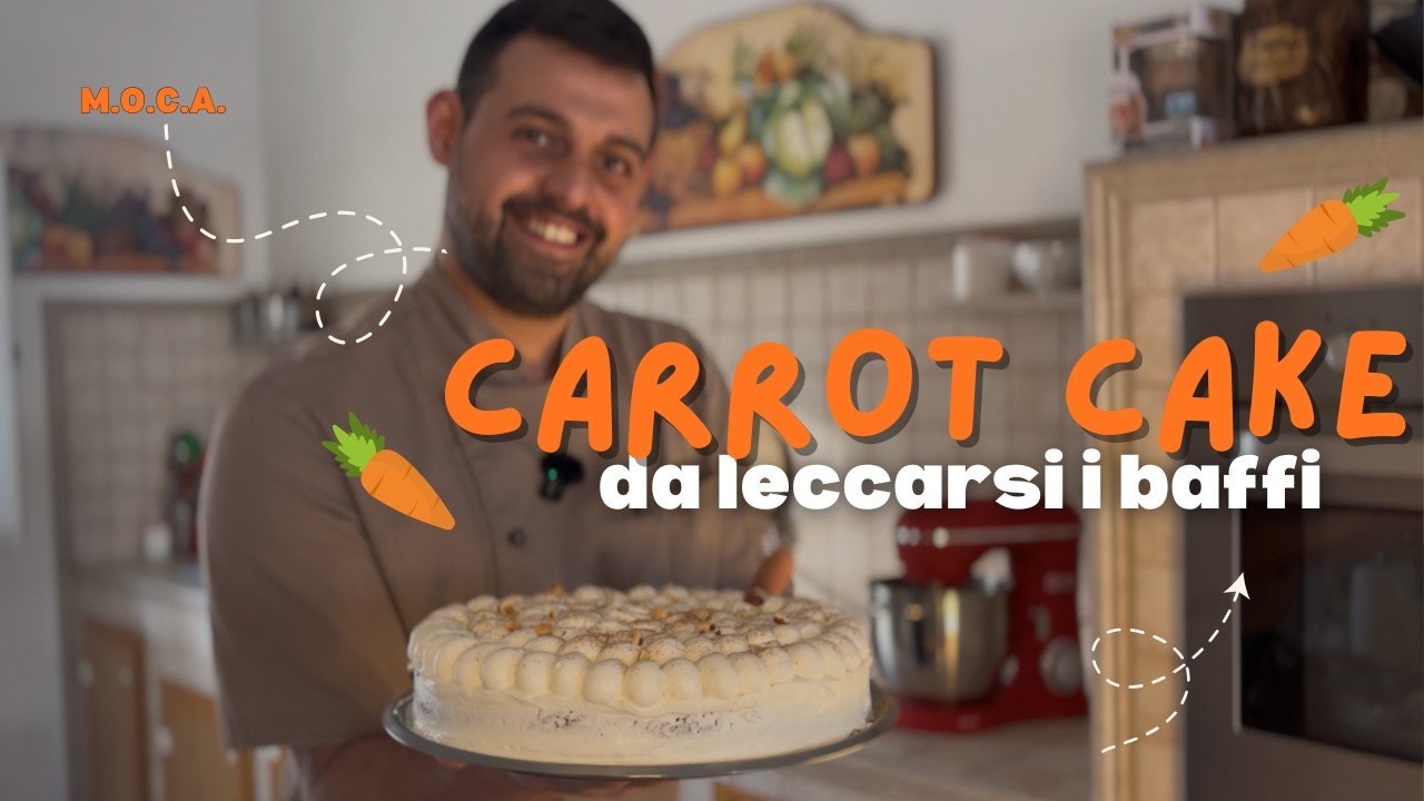 CARROT CAKE nocciole e cannella | ricetta FACILE e BUONISSIMA!