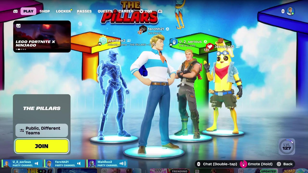 fortnite with friends
