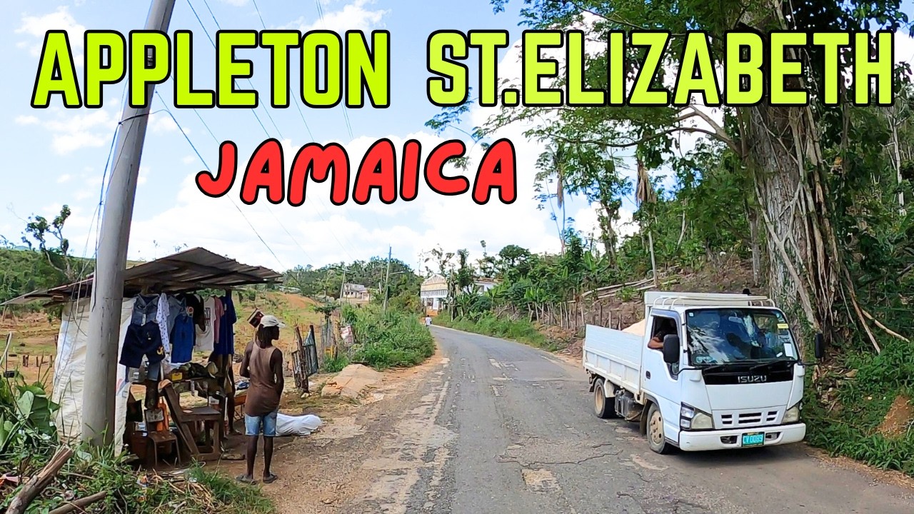DRIVING IN THE RUM COMMUNITY , APPLETON ST.ELIZABETH JAMAICA
