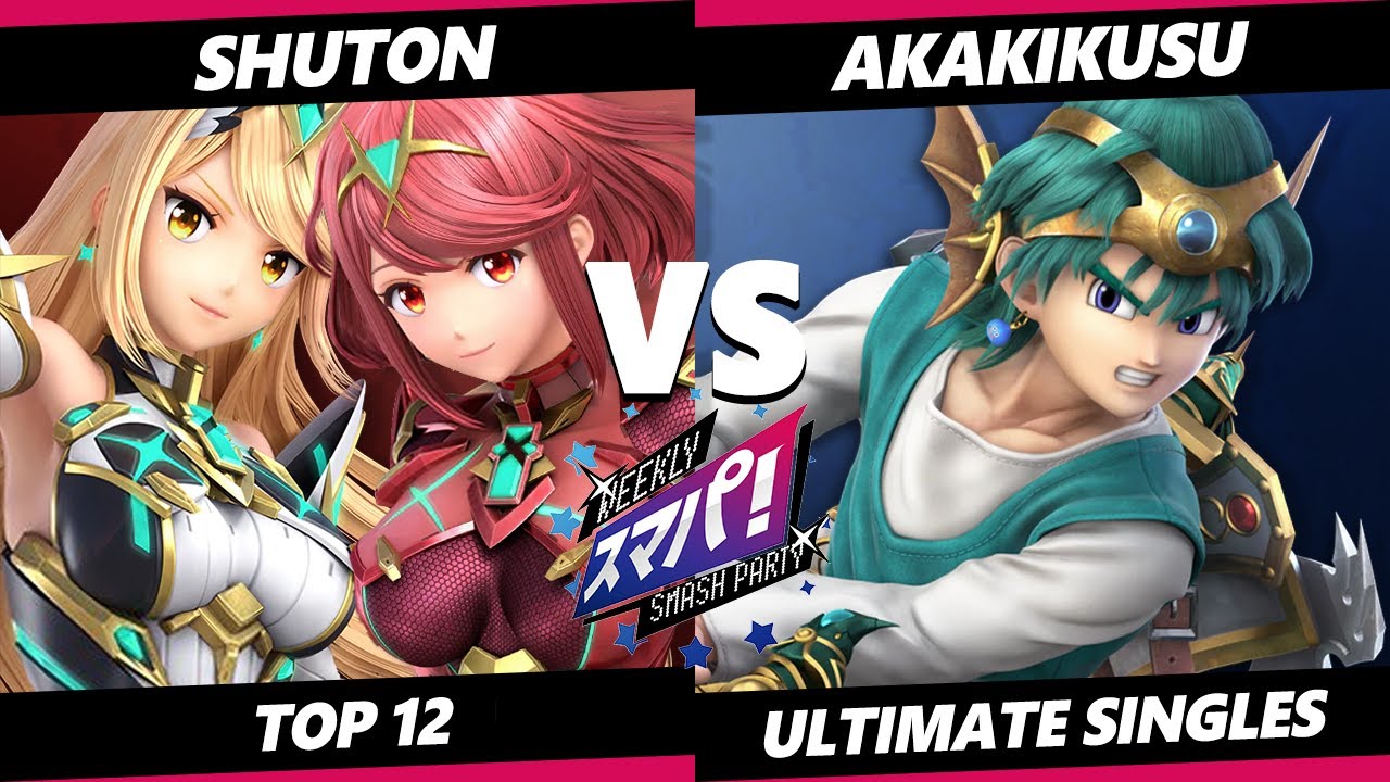 Sumapa 214 - Shuton (Pyra Mythra) Vs. Akakikusu (Hero) Smash Ultimate - SSBU