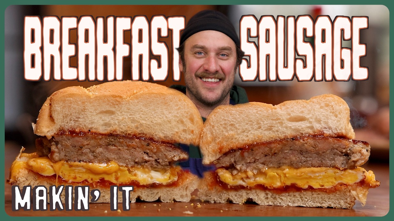Breakfast Sausage Sandwich at Home! | Makin' It! | Brad Leone