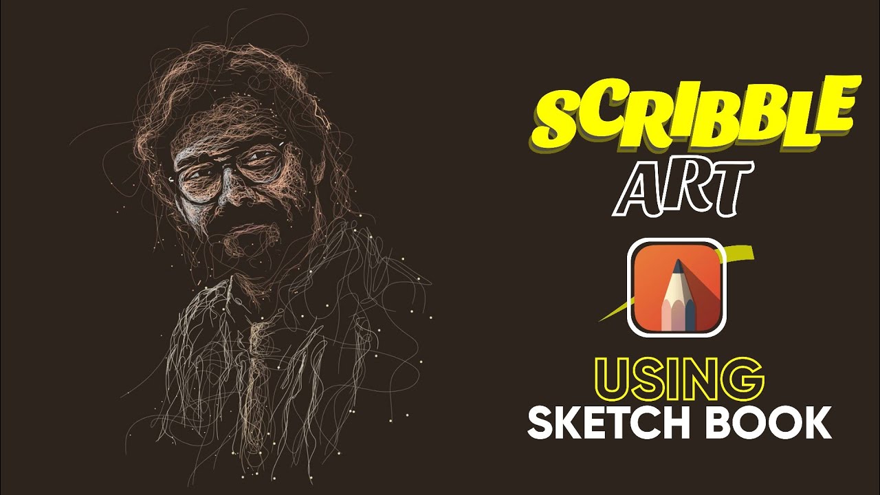 Alvarmorte || Colour Model Scribble Art Tutorial || SketchBook || Adobe illustrator