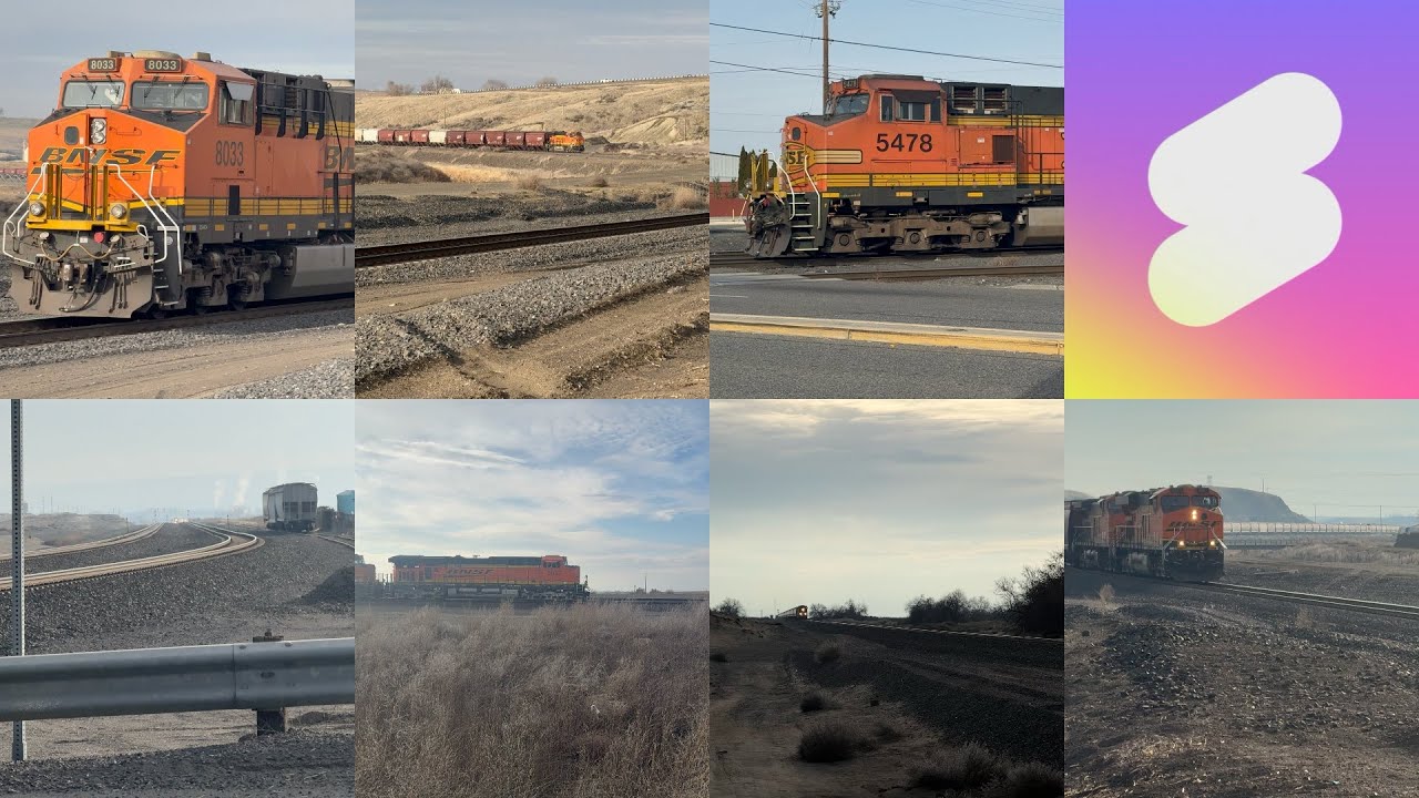 MILES OF FREIGHT: BNSF HOPPER PARADE