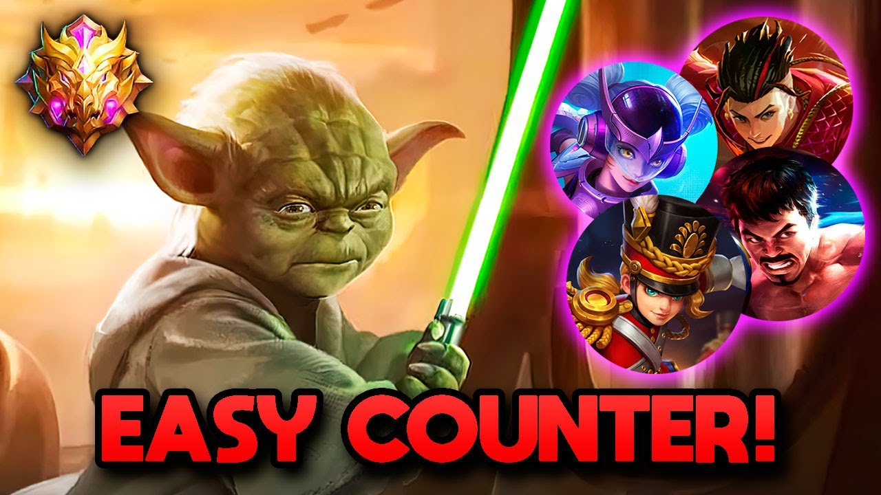 COUNTERING BLINKS & INITIATORS w/ MASTER YODA (Cyclops Best Build & Emblem | MLBB X Star Wars)