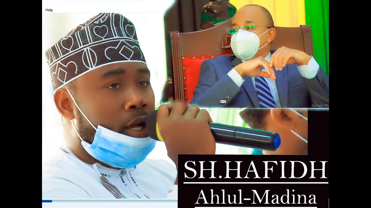 NEW QASWIDA - SH. HAFIDH NA AHLUL - MADINA MBELE YA RAISI WA ZANZIBA WAKIFANYA MAMBO