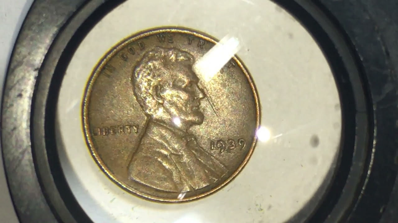 American 1 cent 1939.