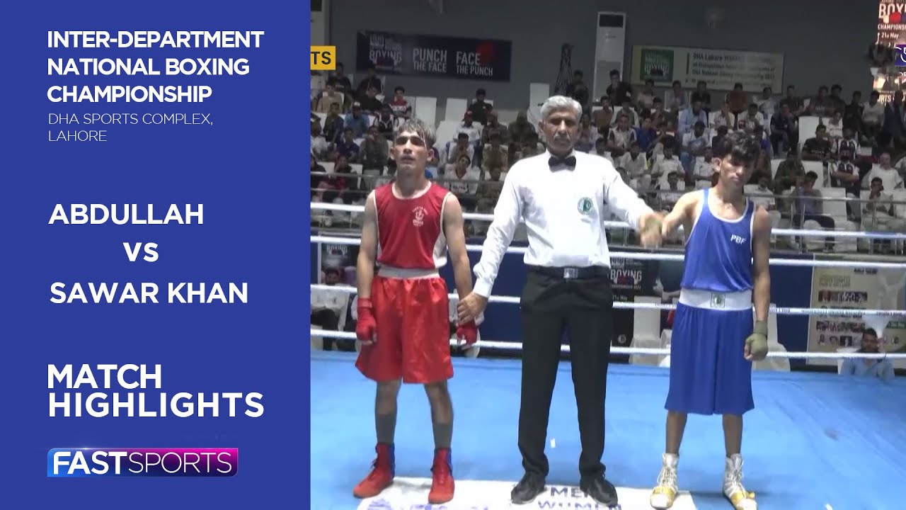 Highlights | Abdullah vs Sawar Khan | DHA Inter-Dep National Boxing Championship