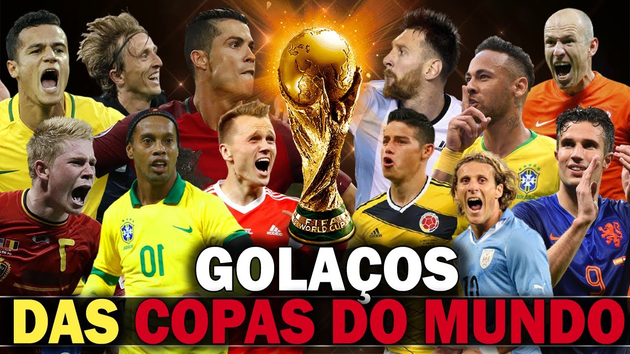 GOLAÇOS das COPAS DO MUNDO que ninguém irá ESQUECER!!!