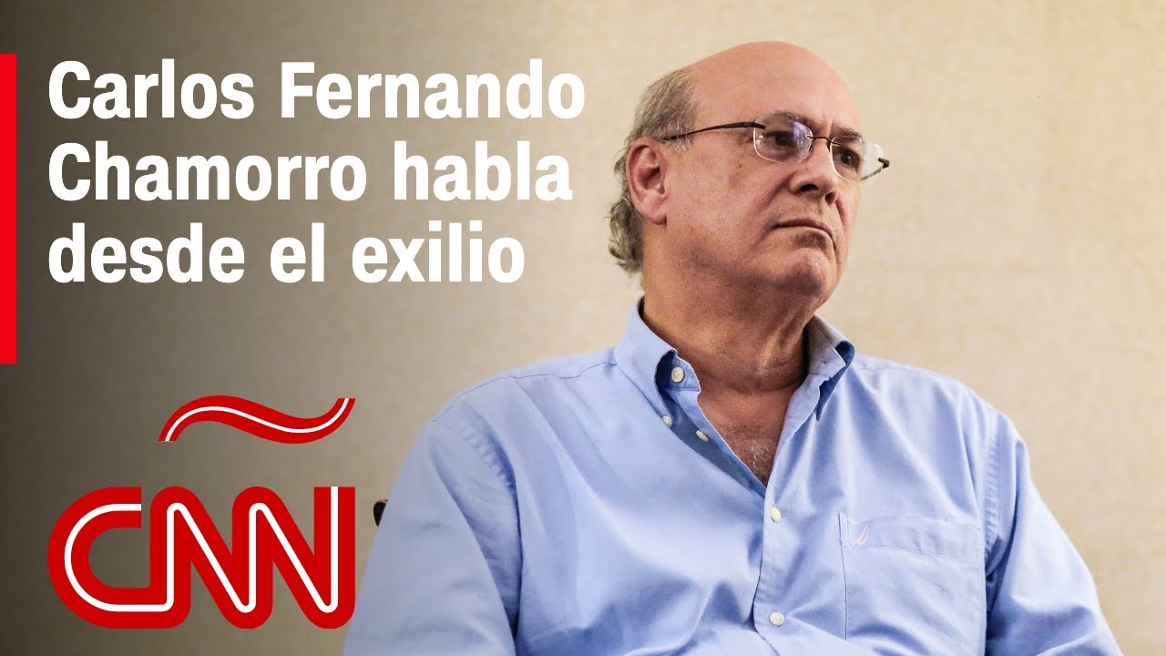 Carlos Fernando Chamorro habla desde el exilio contra el gobierno de Daniel Ortega en Nicaragua