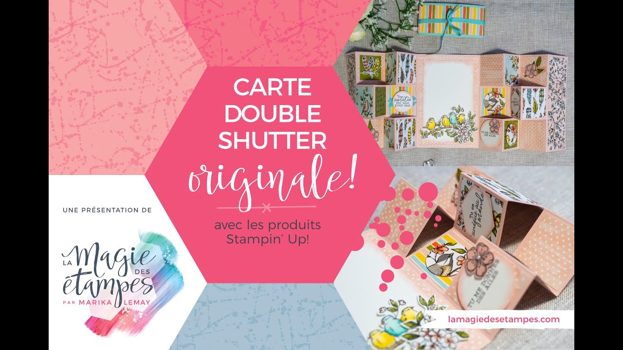 Carte WOW Double shutter Pliage original