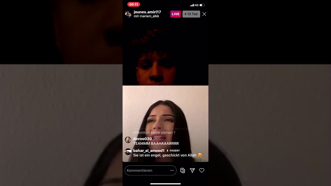 Livestream !! Mariam redet mit Jounes amiri über Daniel