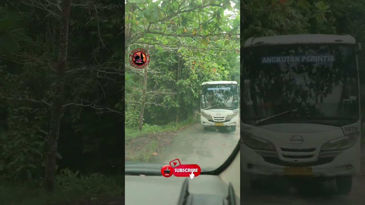 Suasana #jalan #desa bangkirayen_#pedesaan #hutan  #jalanpedesaan #toyota #avanza #borneo #nature 