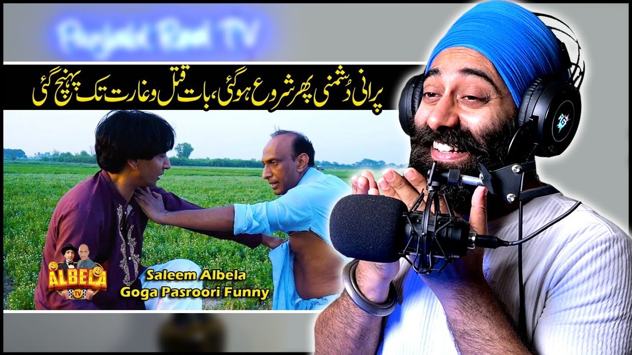 Indian Reaction on Goga Pasroori and Saleem Albela Real Fighting | PunjabiReel TV