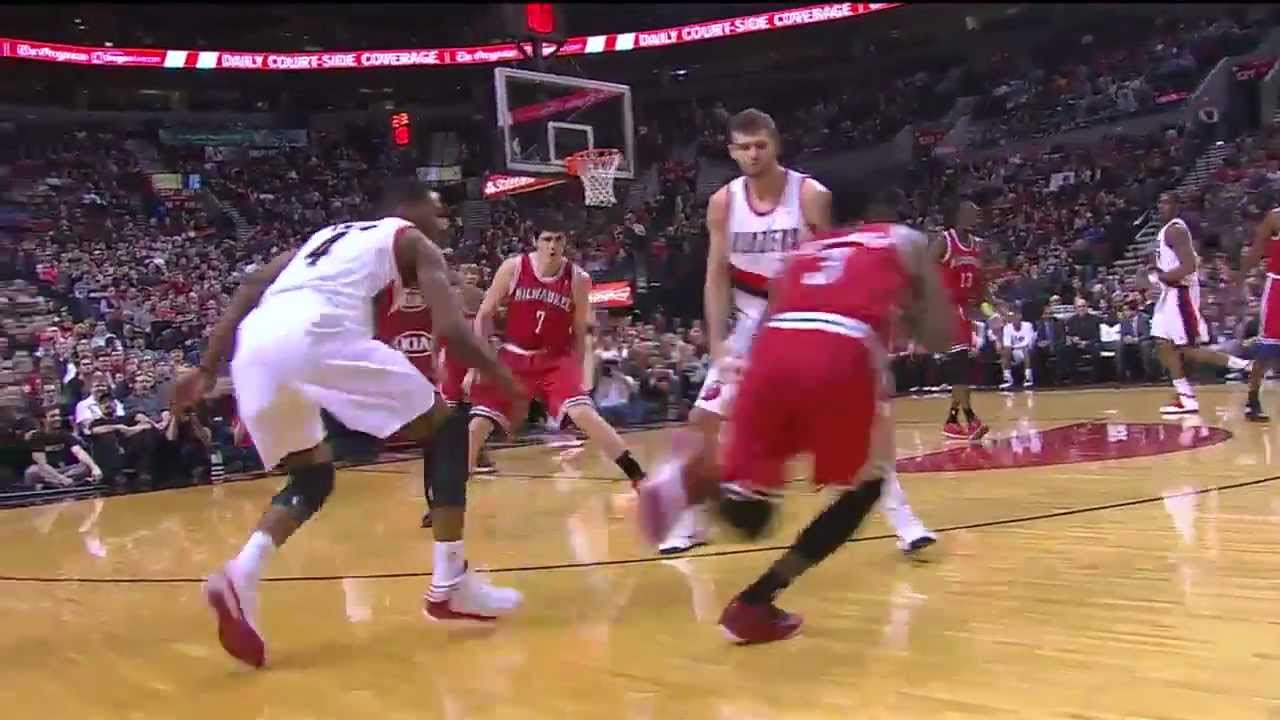 Brandon Jennings 30 points 8 assists vs Portland Trail Blazers full highlights 01/19/2013 HD