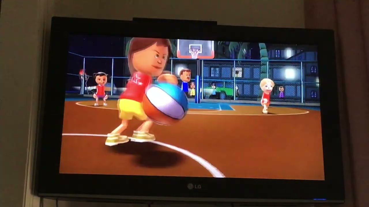 Wii Sports Resort Series: Basketball Pickup Game (Seth vs. Steph)