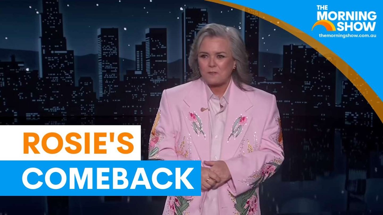 Rosie O'Donnell's comeback hosting Jimmy Kimmel Live | Sunrise
