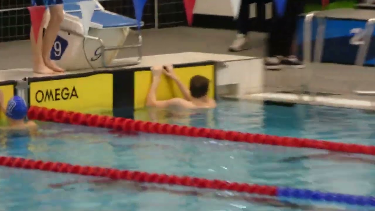Zachary 100m Freestyle 13-14yrs - Scottish Schools final January 2025