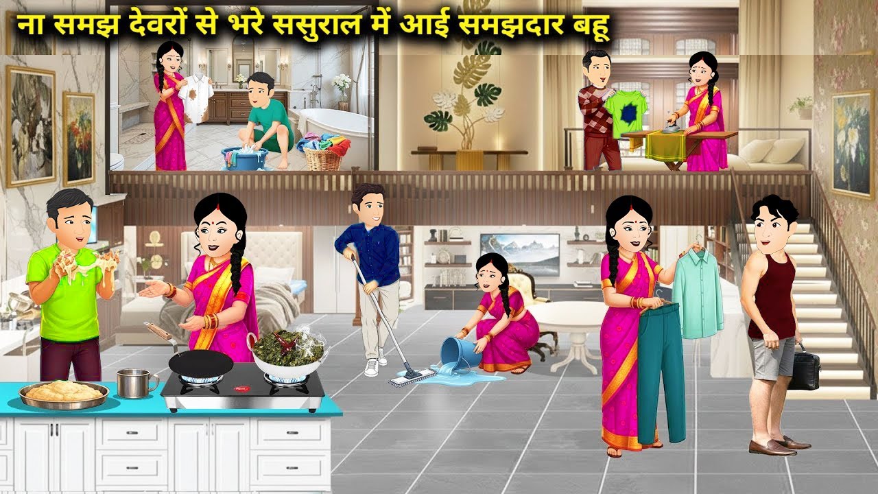 ना समझ देवरों से भरे ससुराल में आई समझदार बहू | A Wise Daughter-In-Law Came To Her InLaws House Full