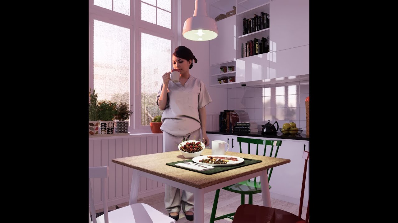 ENSCAPE 2.6 TUTORIAL REALISTIC INTERIOR #01