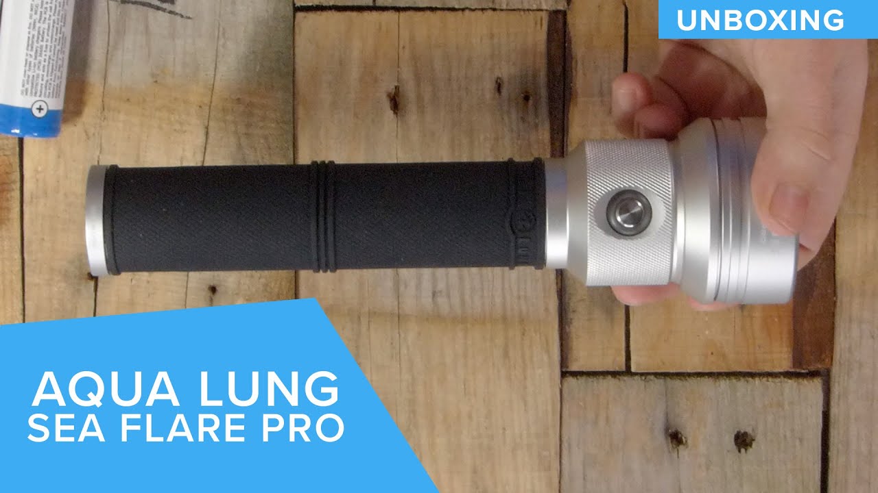 Фонарик Aqua Lung Seaflare Pro | Распаковка