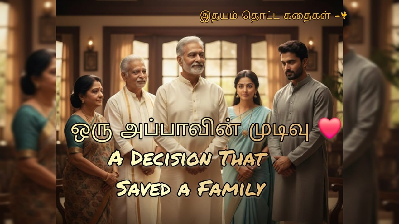 ஒரு அப்பாவின் முடிவு ❤️ | One Decision That Saved a Family