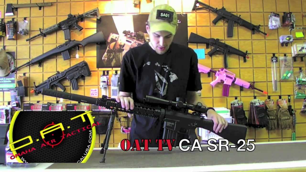 Classic Army SR25 Airsoft Sniper Rifle Review - OAT TV