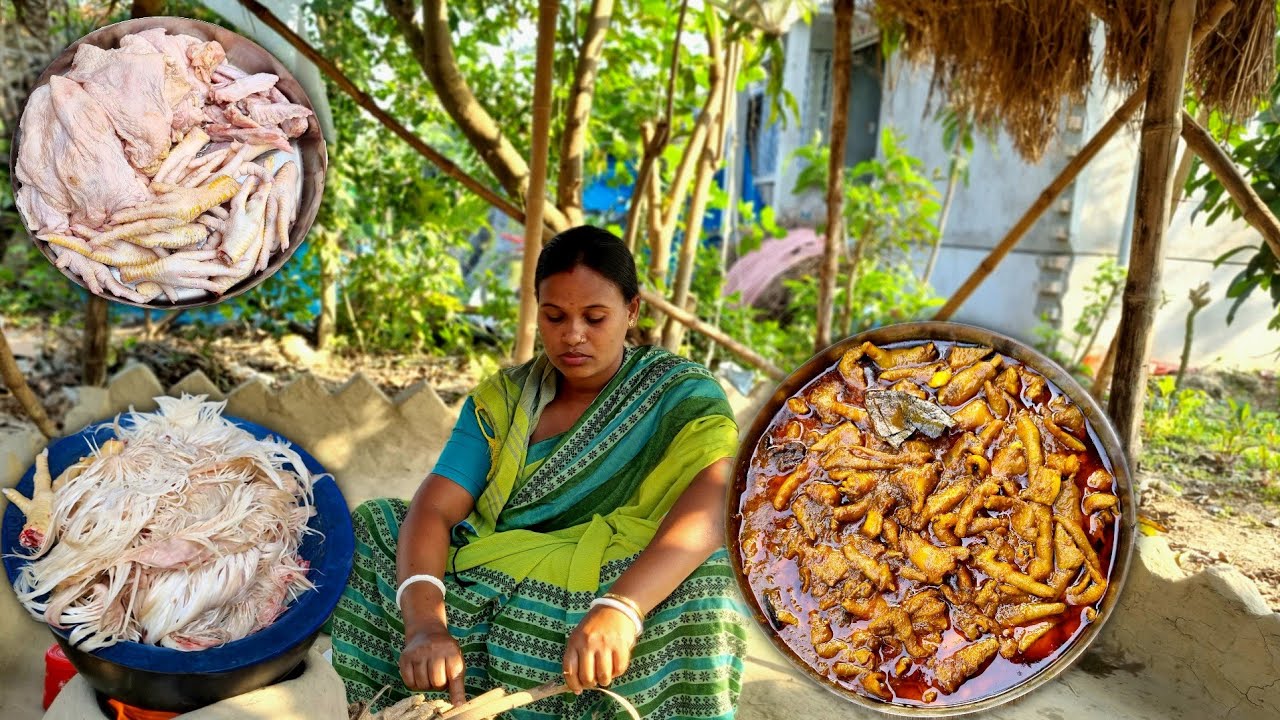 Chicken Skin recipe | Murgir Chal Kosha recipe | মুরগির ছালের সেরা রান্না 🔥🤤