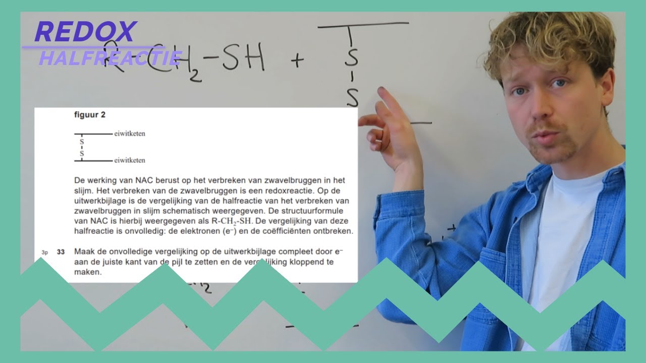 Redox halfreactie met TEKENING // JBL