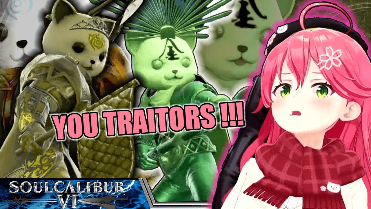 Mikochi Couldn't Win The Fights Against 10 Billion 35Ps in Soul Calibur VI