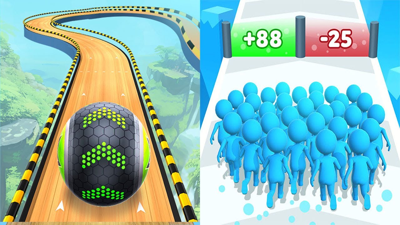 Going Balls VS Count Masters - Android iOS Gameplay Ep 1